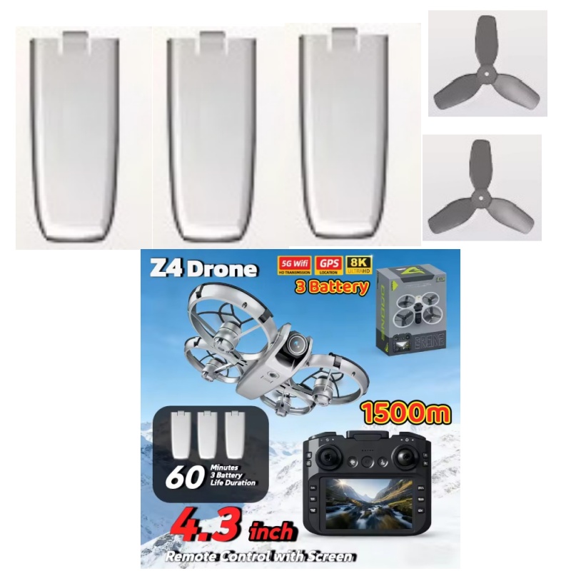 Drone Controller Screen - Batterie de drone Z4 3.7V 1300MAH