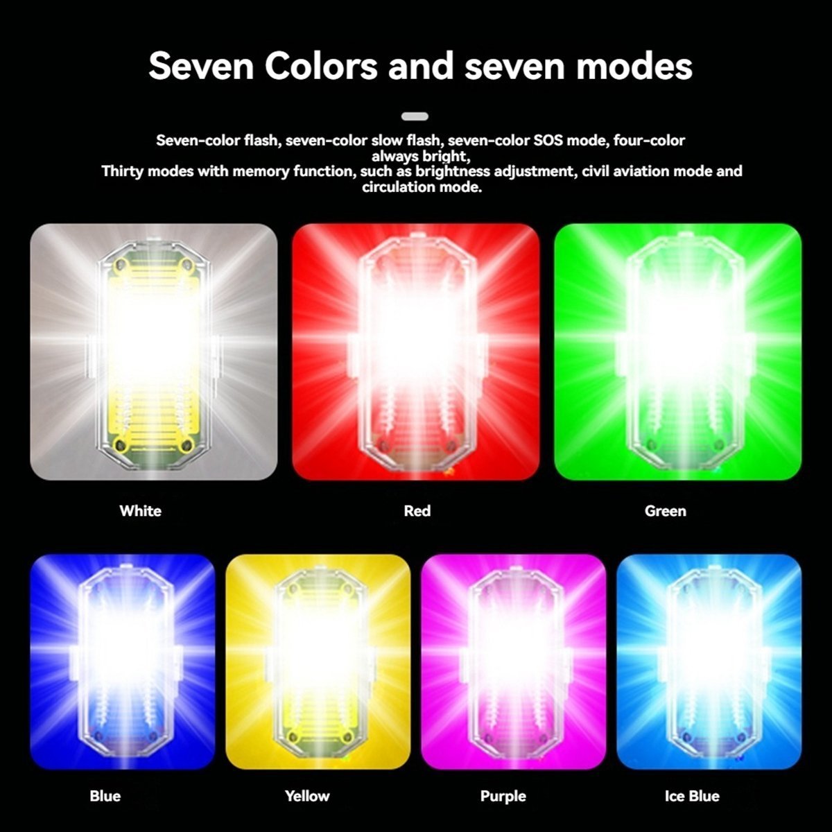 Drone Strobe Light - A14M Lumière stroboscopique LED sans fil