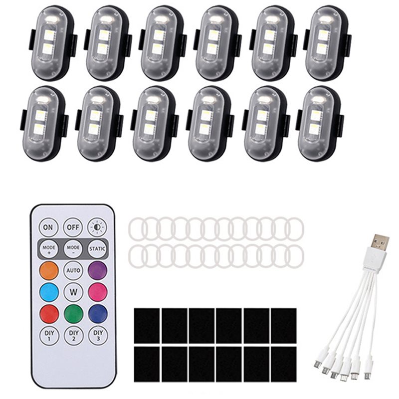 Kit de 12 lumières stroboscopi - Drone Strobe Light avis et prix