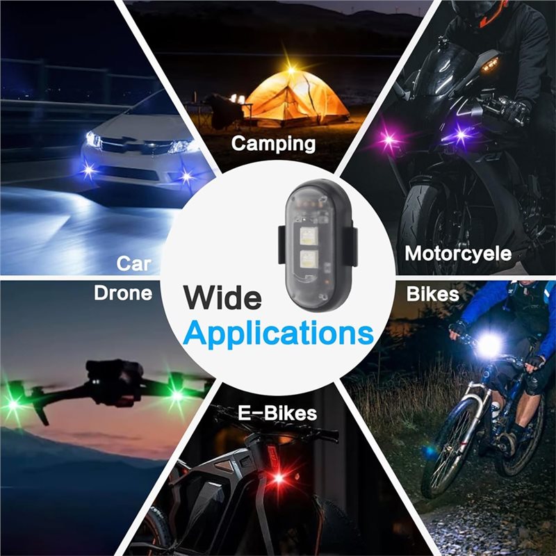 Kit de 12 lumières stroboscopi - Drone Strobe Light avis et prix