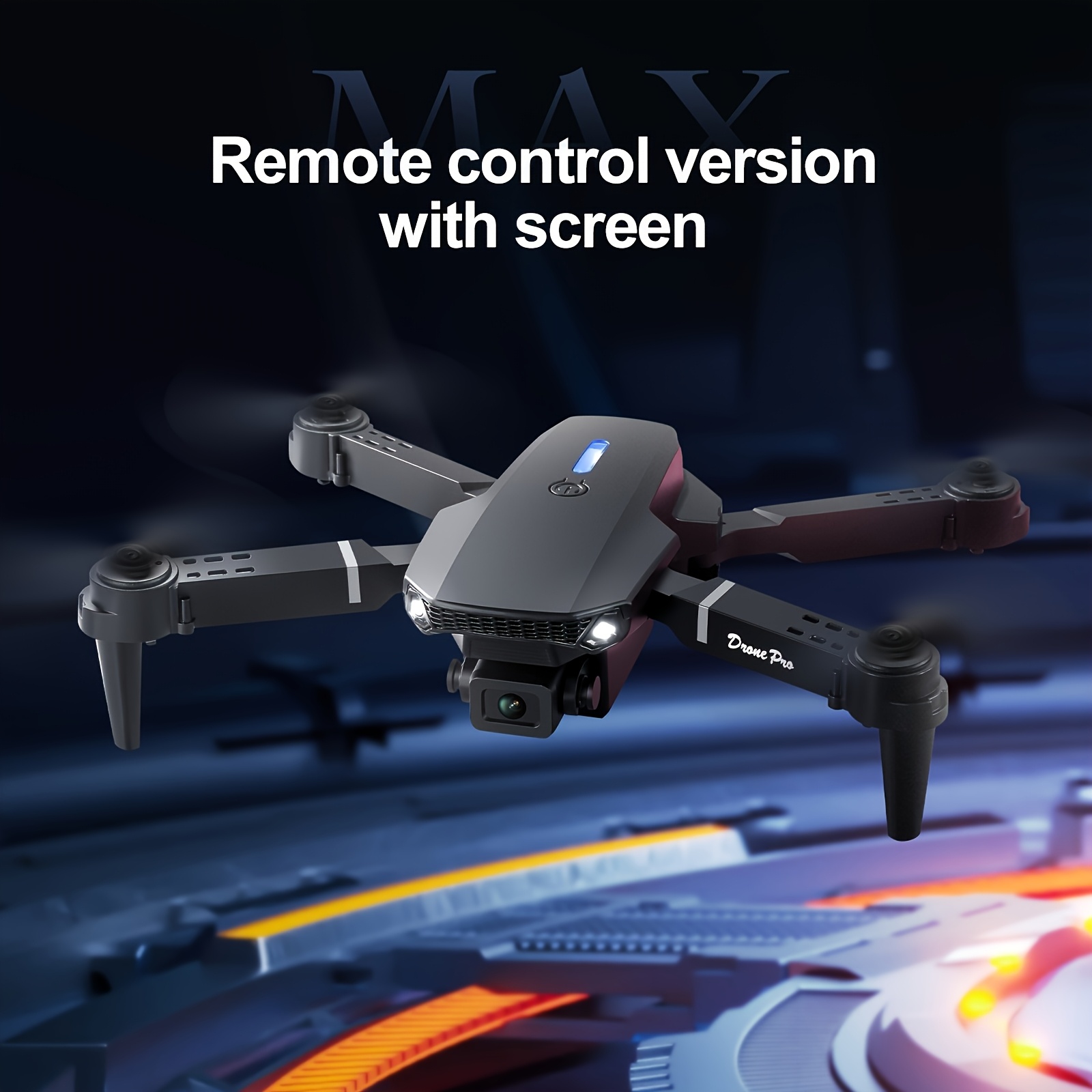Drone pliable E88 PRO MAX amél - Drone Controller Screen avis et prix