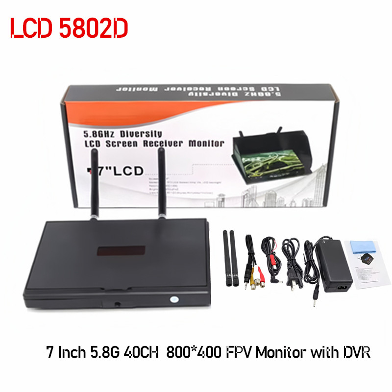 5.8G FPV DVR LS5802D, écran LC - Drone Controller Screen avis et prix